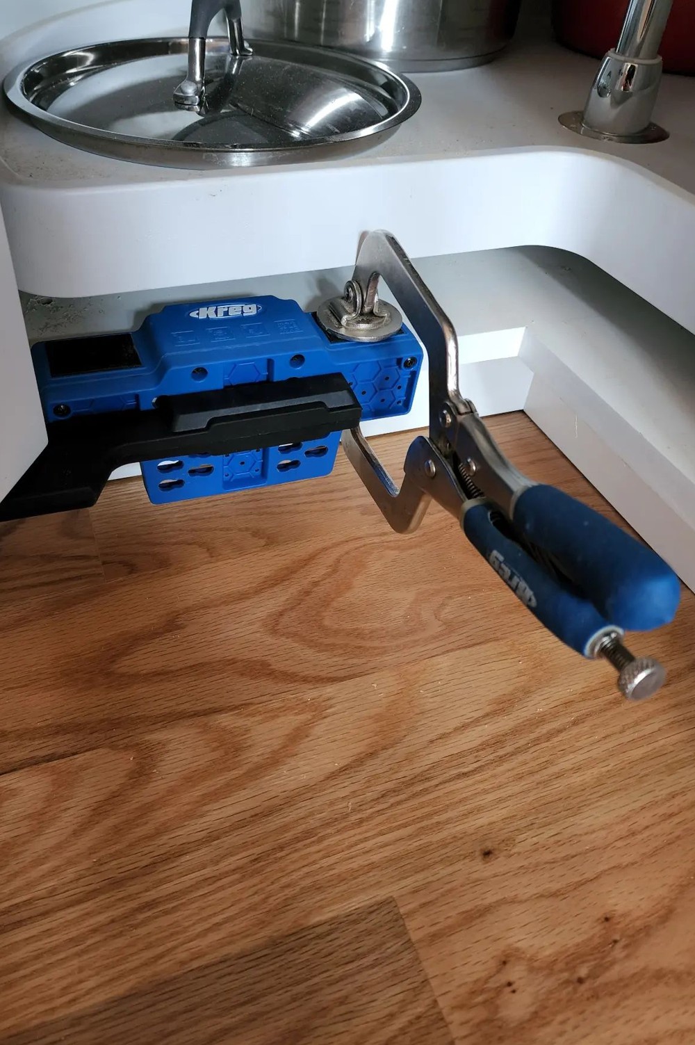 Kreg door jig with face clamp