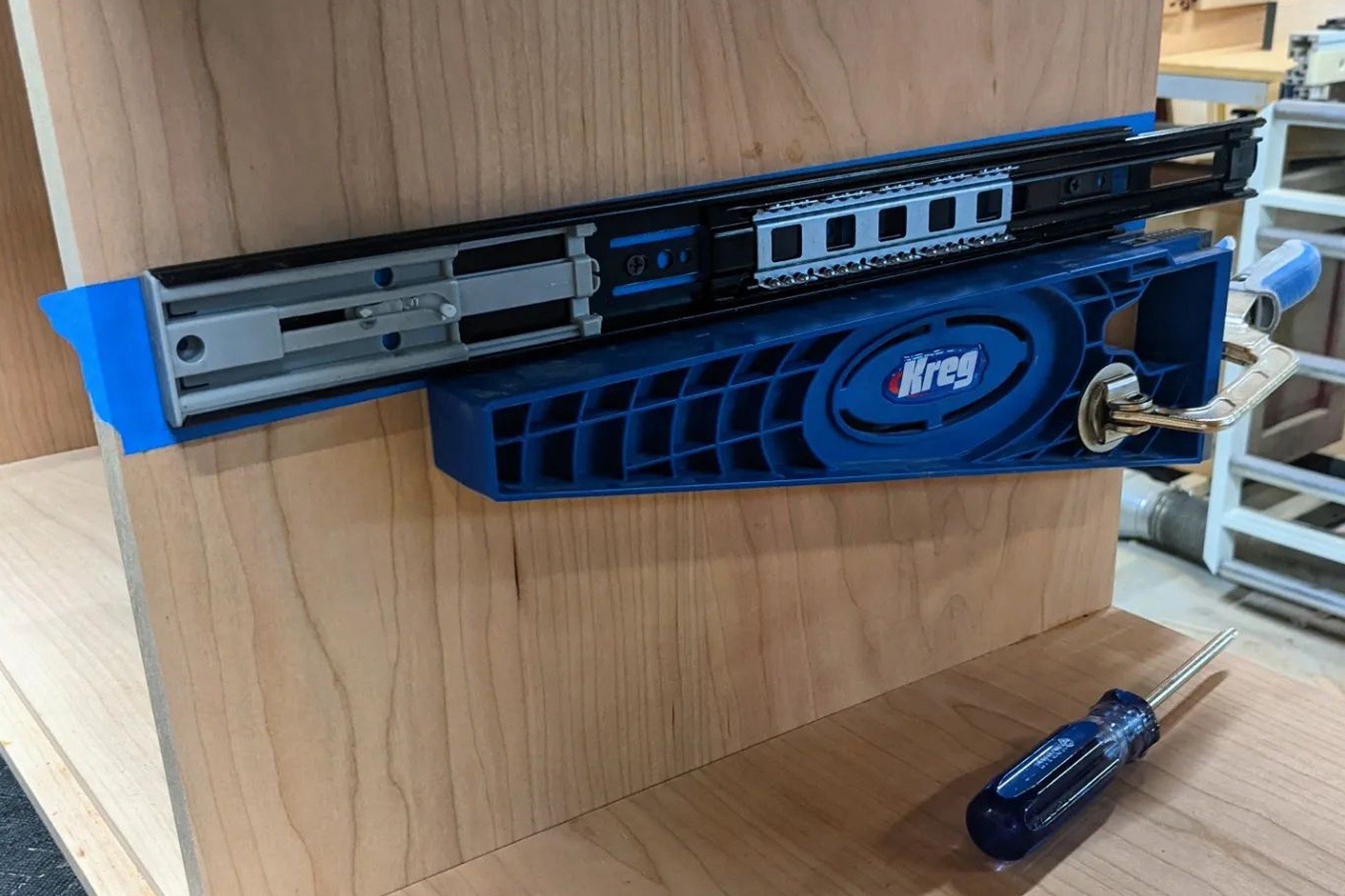 Kreg drawer slide jig