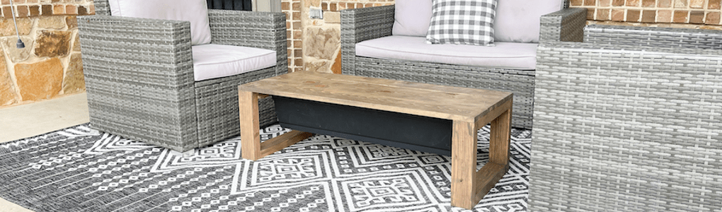 DIY Coffee Table with Drink Cooler