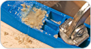 Wood-Chip Relief Hole